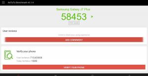 Результат Samsung Galaxy J7 Plus в тесте Antutu Результат Samsung Galaxy J7 Plus в тесте Antutu