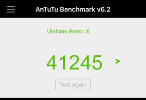 Результат Ulefone Armor X в тесте Antutu Результат Ulefone Armor X в тесте Antutu
