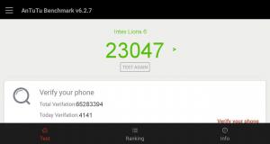 Результат Intex Lions 6 в тесте Antutu Результат Intex Lions 6 в тесте Antutu