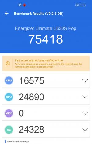 Результат Energizer Ultimate U630S Pop в тесте Antutu Результат Energizer Ultimate U630S Pop в тесте Antutu
