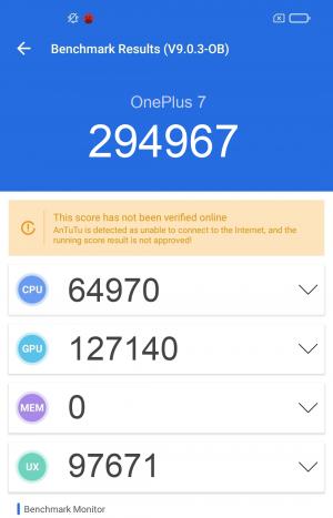 Результат OnePlus 7 в тесте Antutu Результат OnePlus 7 в тесте Antutu
