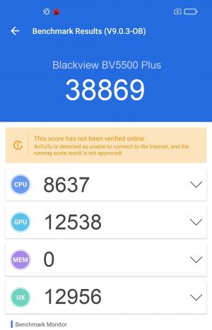 Результат Blackview BV5500 Plus в тесте Antutu Результат Blackview BV5500 Plus в тесте Antutu