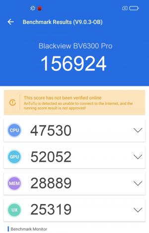 Результат Blackview BV6300 Pro в тесте Antutu Результат Blackview BV6300 Pro в тесте Antutu