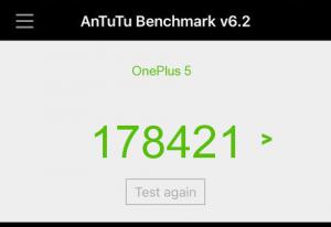 Результат OnePlus 5 в тесте Antutu Результат OnePlus 5 в тесте Antutu