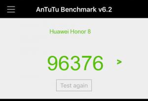 Результат Huawei Honor 8 в тесте Antutu Результат Huawei Honor 8 в тесте Antutu