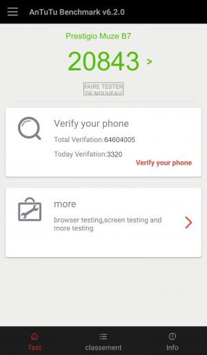 Результат Prestigio Muze B7 в тесте Antutu Результат Prestigio Muze B7 в тесте Antutu
