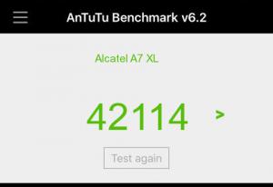 Результат Alcatel A7 XL в тесте Antutu Результат Alcatel A7 XL в тесте Antutu