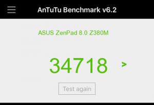 Результат ASUS ZenPad 8.0 Z380M в тесте Antutu Результат ASUS ZenPad 8.0 Z380M в тесте Antutu