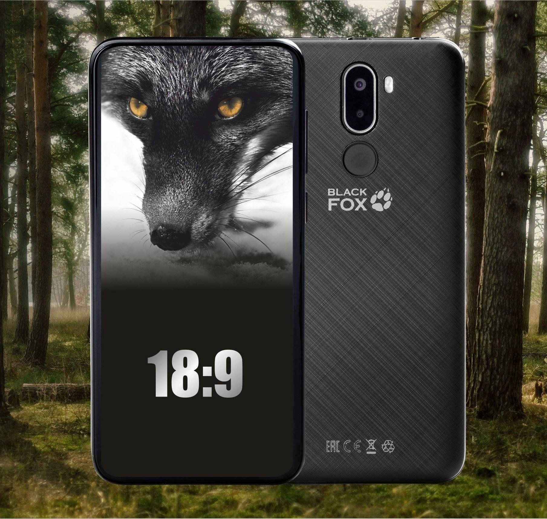 Смартфон Black Fox b8m, черный