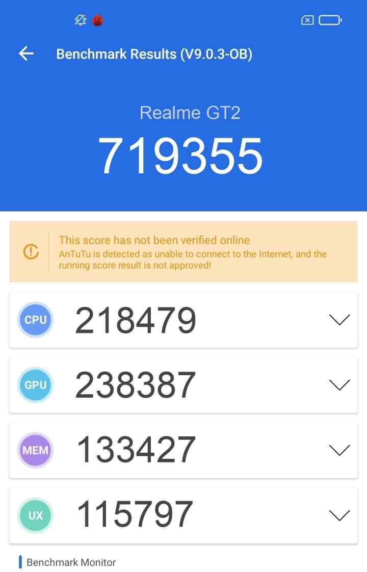 realme gt 2 benchmark