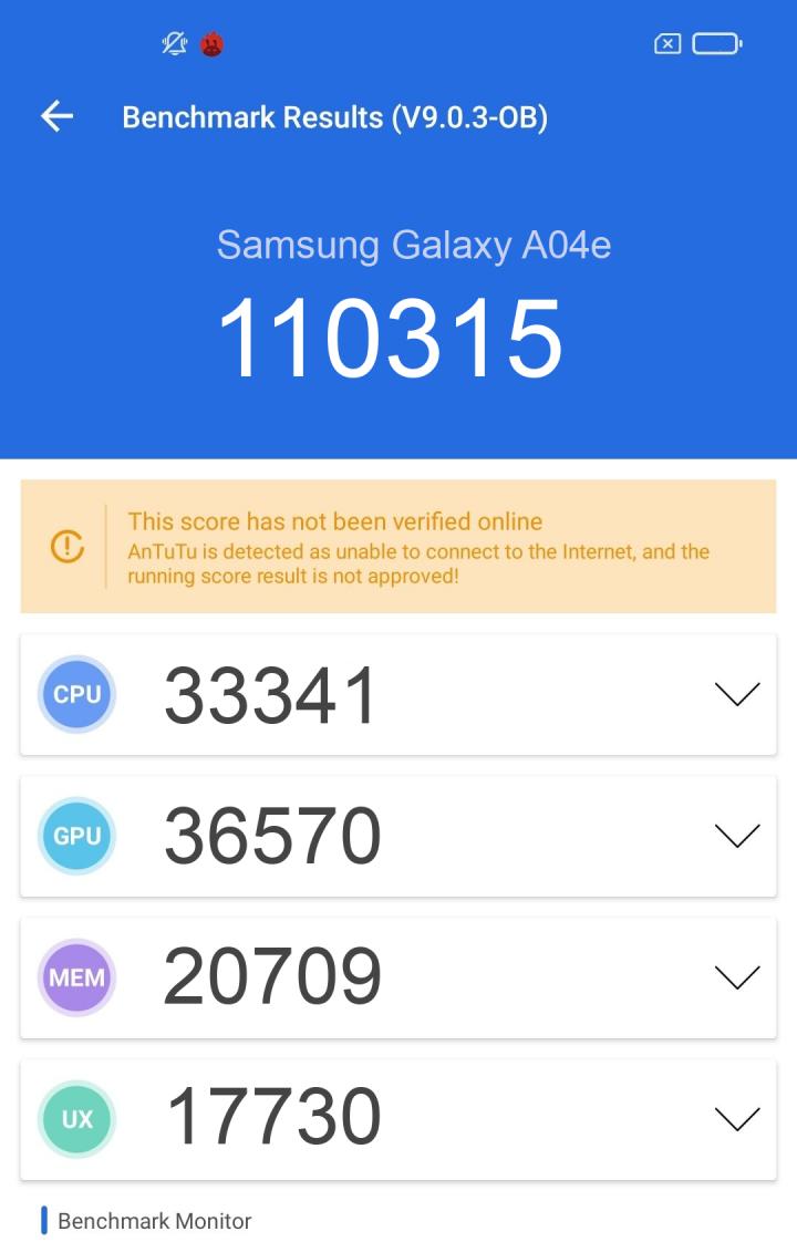 galaxy a04e antutu