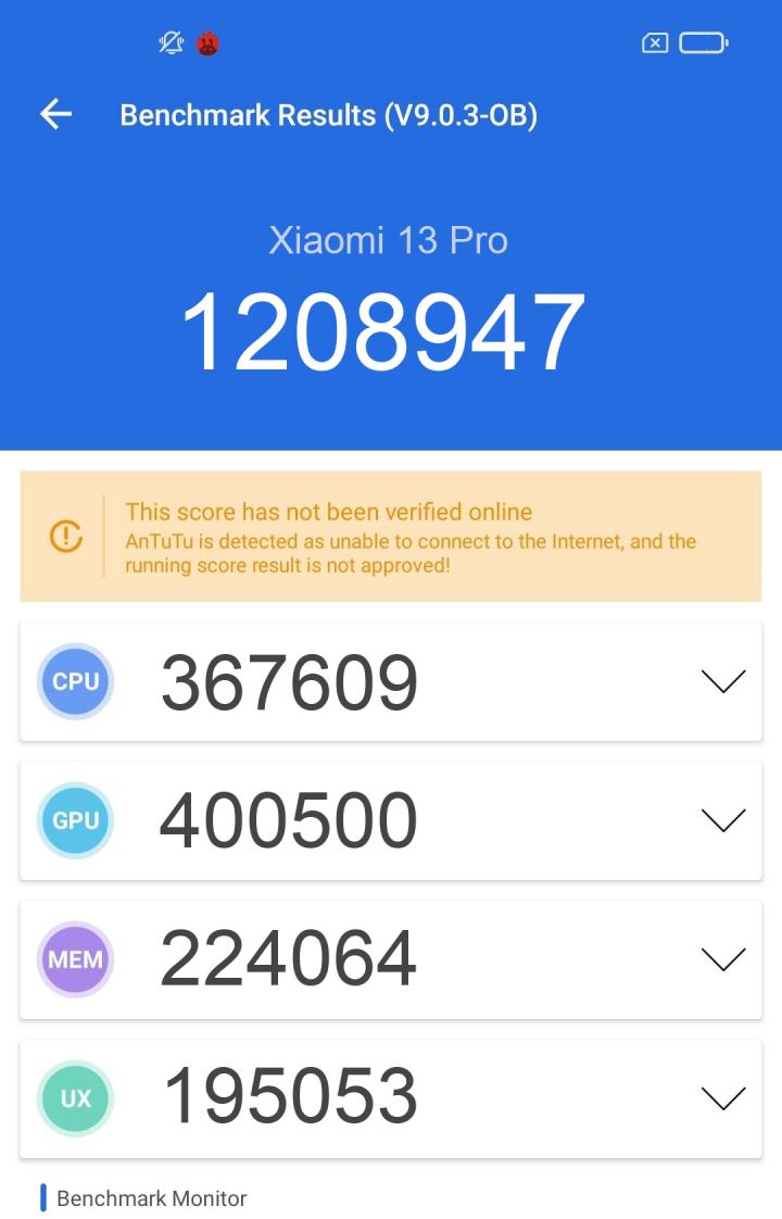 xiaomi 13 pro antutu