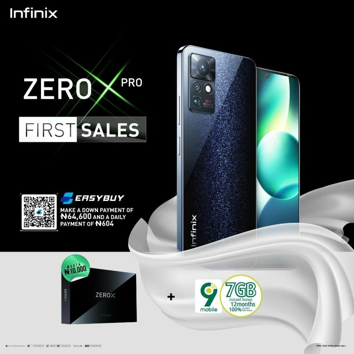 Infinix zero x pro фото